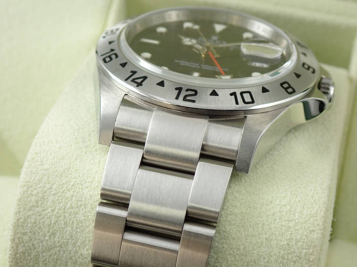 Rolex Explorer II Ref. 16570 Stainless Steel Black Dial