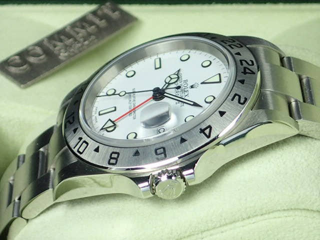 ロレックス エクスプローラーII Ref.16570 ホワイト文字盤 中古 explorer2-41