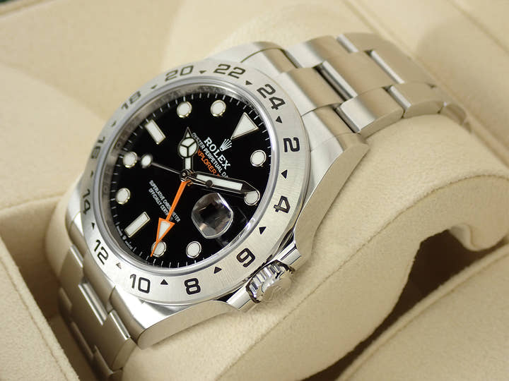 ロレックス エクスプローラーII Ref.226570 ステンレススチール ブラック文字盤