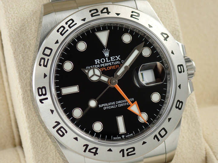 ロレックス エクスプローラーII Ref.226570 ステンレススチール ブラック文字盤