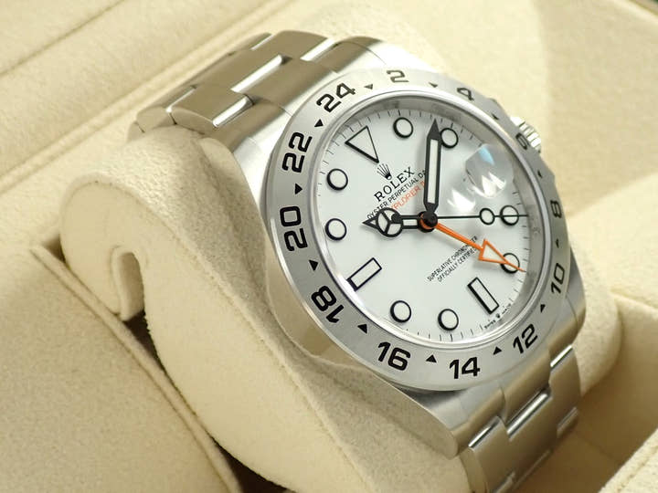 ロレックス エクスプローラーII Ref.226570 ステンレススチール ホワイト文字盤