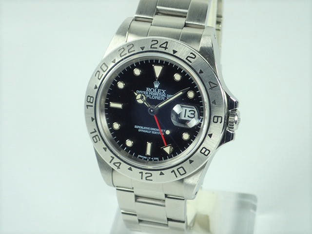 ロレックス エクスプローラーII Ref.16570 ブラック文字盤 中古 explorer2-50