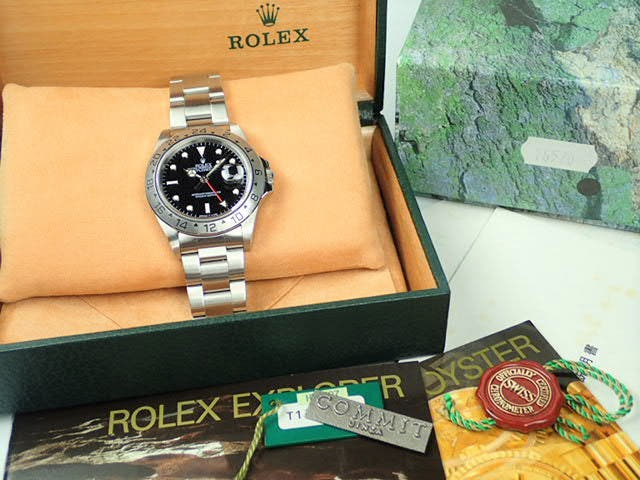 ロレックス エクスプローラーII Ref.16570 ブラック文字盤 中古 explorer2-50