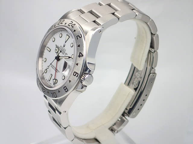 ロレックス エクスプローラーII Ref.16570 ホワイト文字盤 中古 explorer2-52