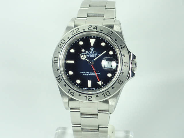 ロレックス エクスプローラーII Ref.16570 ブラック文字盤 中古 explorer2-54