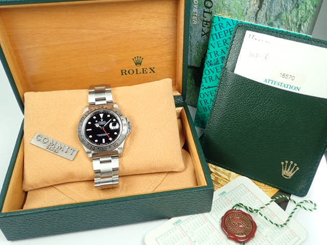 ロレックス エクスプローラーII Ref.16570 ブラック文字盤 中古 explorer2-54