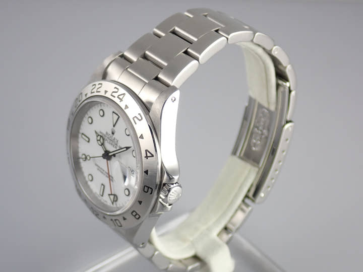 ロレックス エクスプローラーII Ref.16570 ホワイト文字盤 中古 explorer2-55
