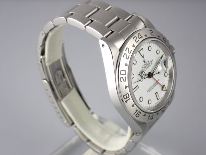 ロレックス エクスプローラーII Ref.16570 ホワイト文字盤 中古 explorer2-55