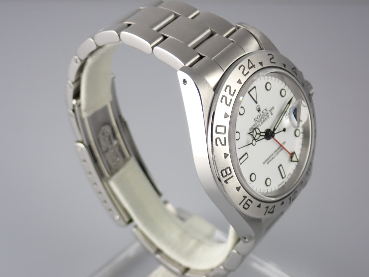 ロレックス エクスプローラーII Ref.16570 ホワイト文字盤 中古 explorer2-55