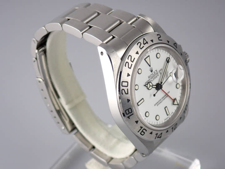 ロレックス エクスプローラーII Ref.16570 ホワイト文字盤 中古 explorer2-61