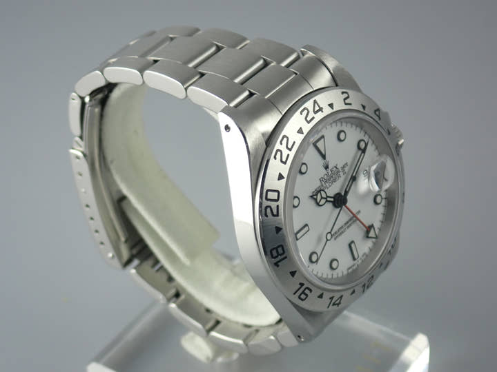 ロレックス エクスプローラーII Ref.16570 ホワイト文字盤 中古 explorer2-63