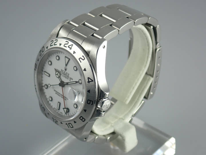 ロレックス エクスプローラーII Ref.16570 ホワイト文字盤 中古 explorer2-63