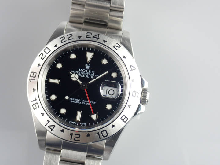 ロレックス エクスプローラーII Ref.16570 ブラック文字盤 中古 explorer2-64