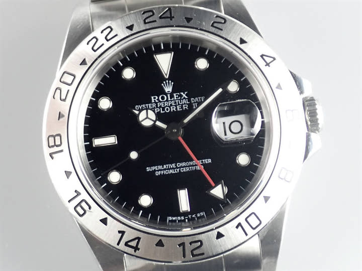 ロレックス エクスプローラーII Ref.16570 ブラック文字盤 中古 explorer2-64