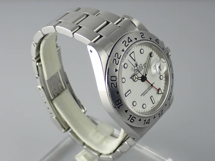 ロレックス エクスプローラーII Ref.16570 ホワイト文字盤 中古 explorer2-65