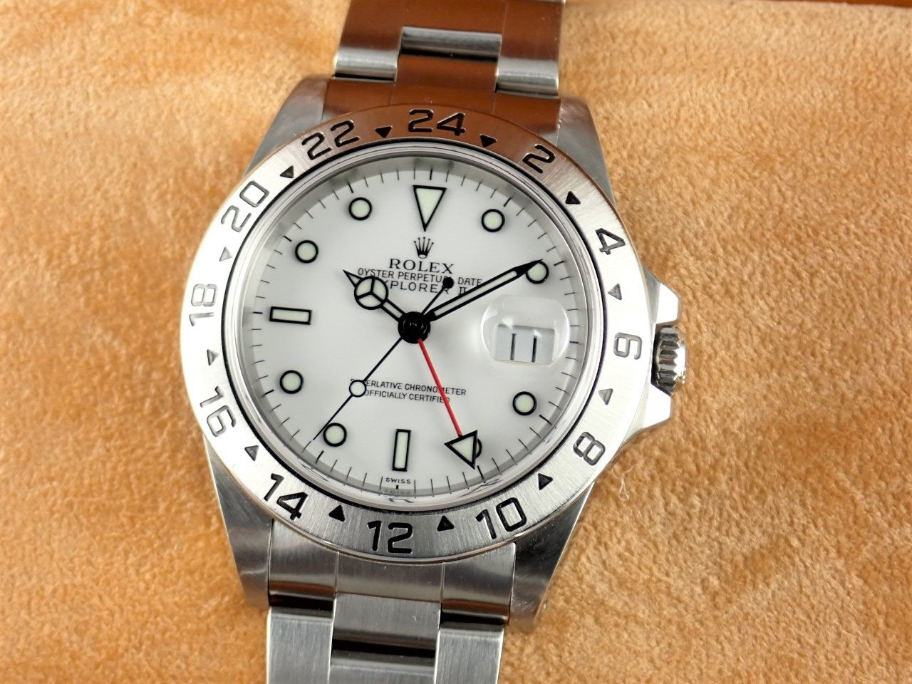 Rolex Explorer II White Dial U-number ONLY SWISS Dial &lt;Warranty, Box, etc.&gt;