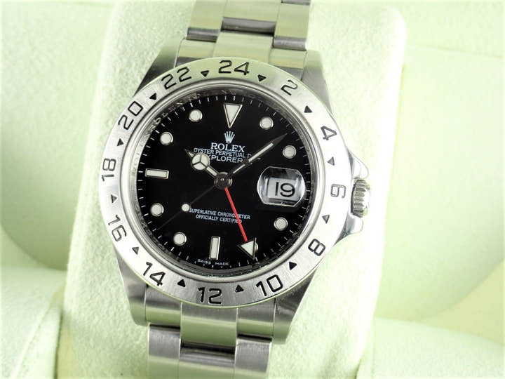 ロレックス エクスプローラーII Ref.16570 ブラック文字盤 中古 explorer2-69