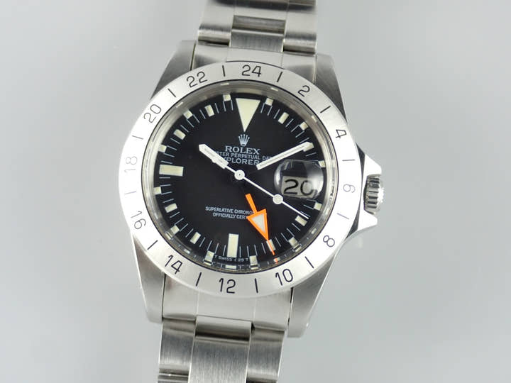 ロレックス エクスプローラーII Ref.1655 ブラック文字盤 中古 explorer2-70