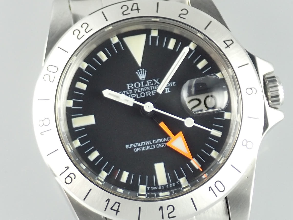 ロレックス エクスプローラーII Ref.1655 ブラック文字盤 中古 explorer2-70