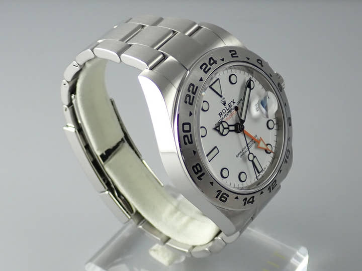 ロレックス エクスプローラーII Ref.216570 ホワイト文字盤 中古 explorer2-71