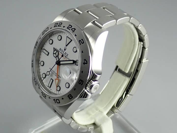 ロレックス エクスプローラーII Ref.216570 ホワイト文字盤 中古 explorer2-71
