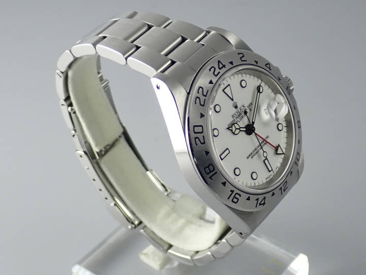 ロレックス エクスプローラーII Ref.16570 ホワイト文字盤 中古 explorer2-72