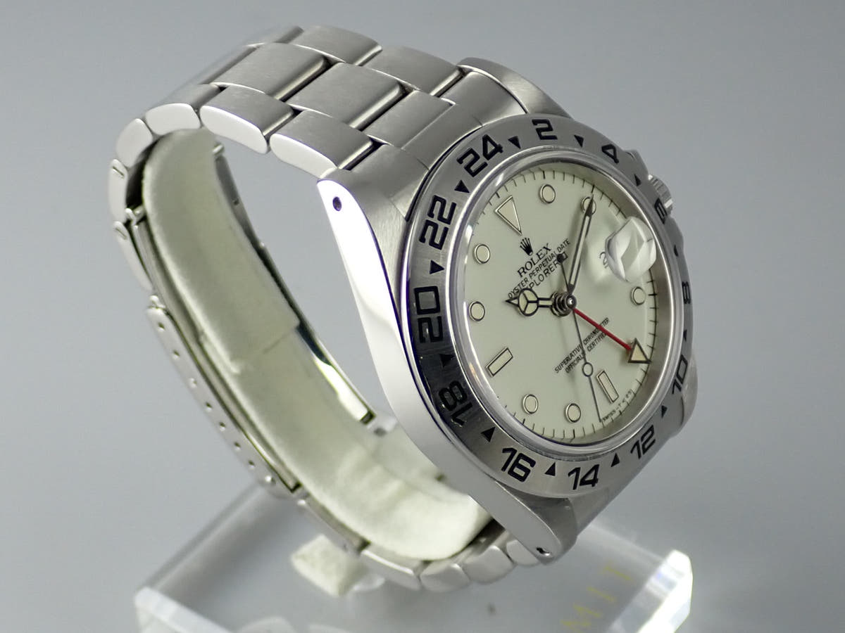 ロレックス エクスプローラーII Ref.16550 ホワイト文字盤 中古 explorer2-74