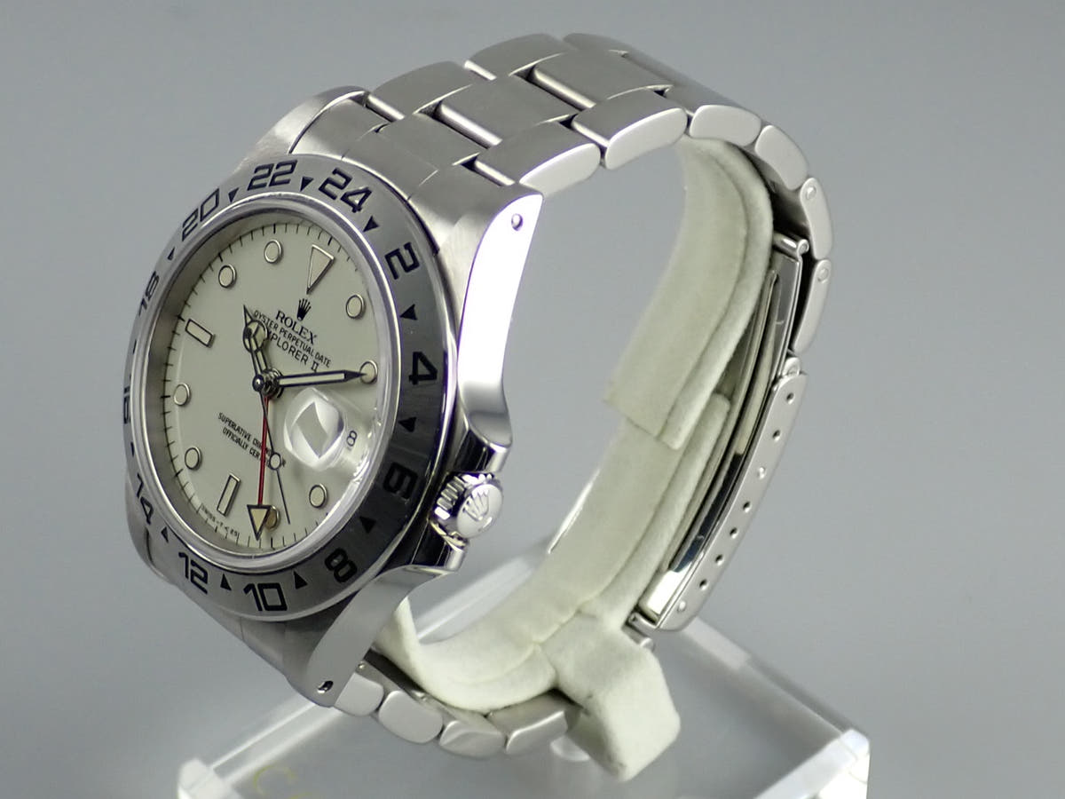 ロレックス エクスプローラーII Ref.16550 ホワイト文字盤 中古 explorer2-74