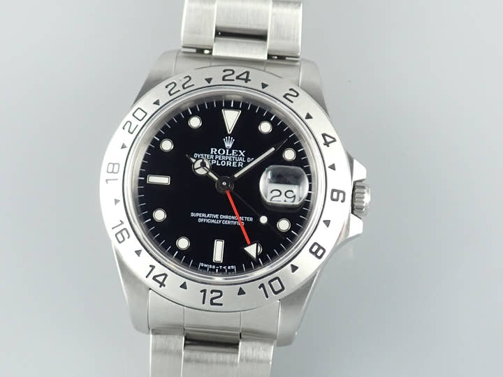 ロレックス エクスプローラーII Ref.16570 ブラック文字盤 中古 explorer2-79