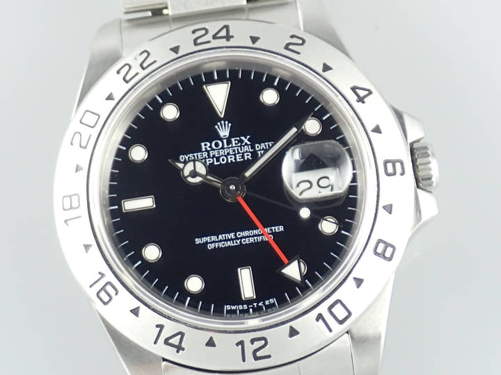 ロレックス エクスプローラーII Ref.16570 ブラック文字盤 中古 explorer2-79