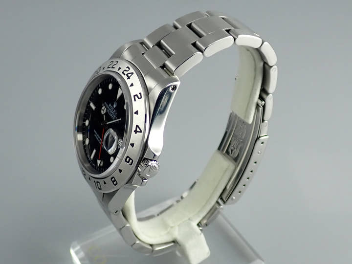 ロレックス エクスプローラーII Ref.16570 ブラック文字盤 中古 explorer2-79