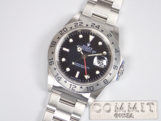 ロレックス エクスプローラーII Ref.16570 ブラック文字盤 中古 explorer2-7