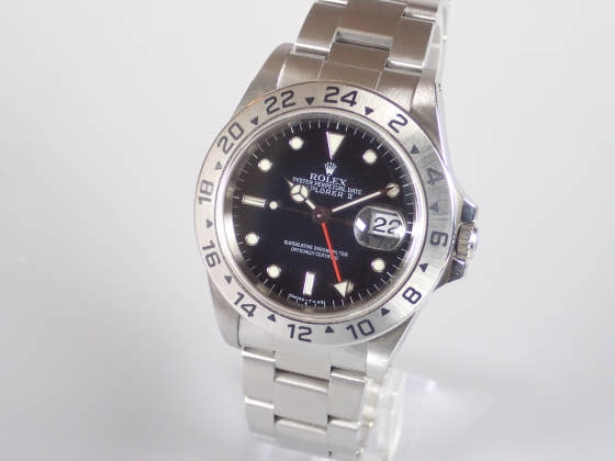 ロレックス エクスプローラーII Ref.16570 ブラック文字盤 中古 explorer2-7