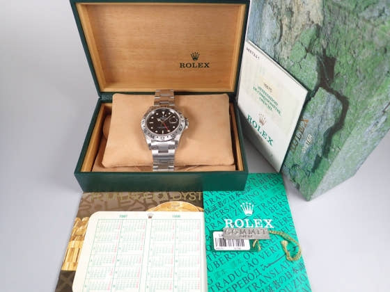 ロレックス エクスプローラーII Ref.16570 ブラック文字盤 中古 explorer2-7