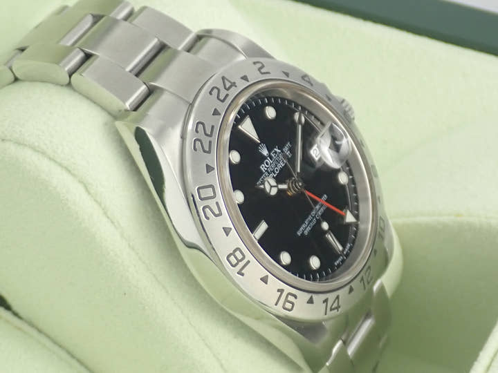 ロレックス エクスプローラーII Ref.16570 ブラック文字盤 中古 explorer2-80