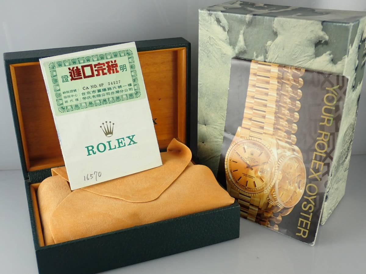 ロレックス エクスプローラーII Ref.16570 ホワイト文字盤 中古 explorer2-81