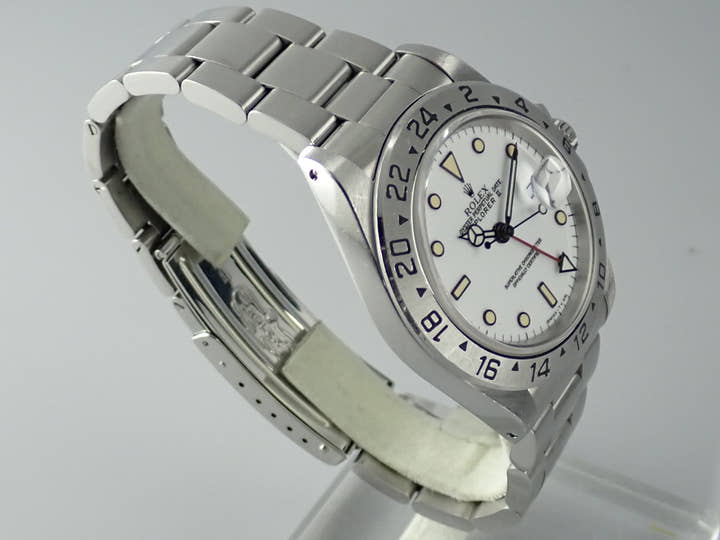 ロレックス エクスプローラーII Ref.16570 ホワイト文字盤 中古 explorer2-81