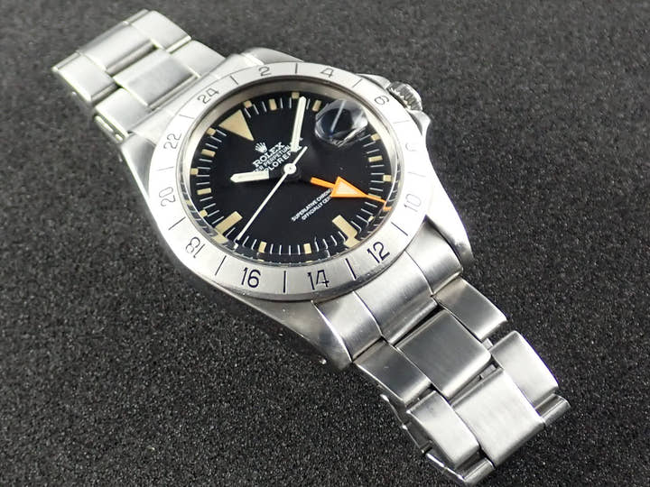 ロレックス エクスプローラーII Ref.1655 ブラック文字盤 中古 explorer2-82