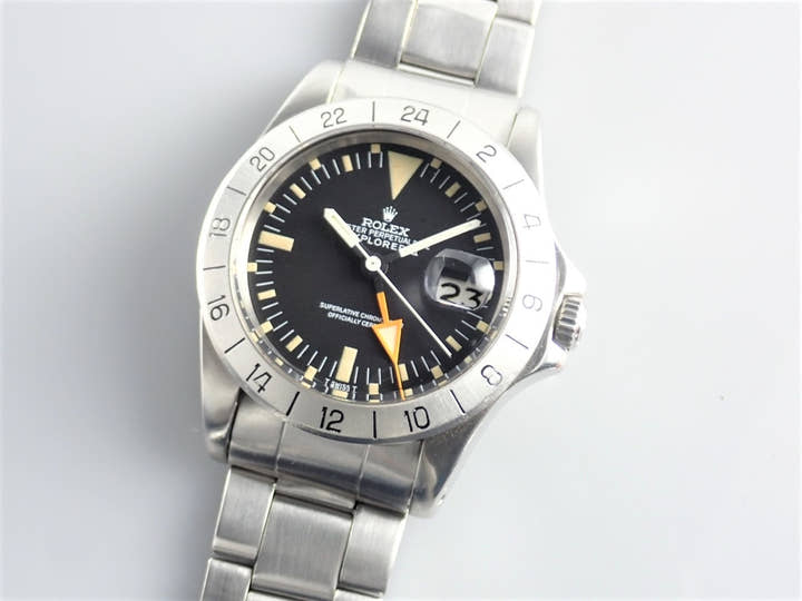 ロレックス エクスプローラーII Ref.1655 ブラック文字盤 中古 explorer2-82