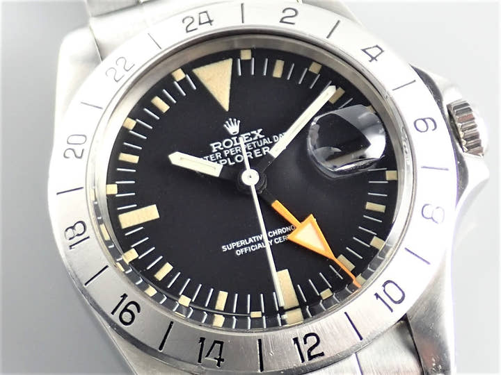 ロレックス エクスプローラーII Ref.1655 ブラック文字盤 中古 explorer2-82
