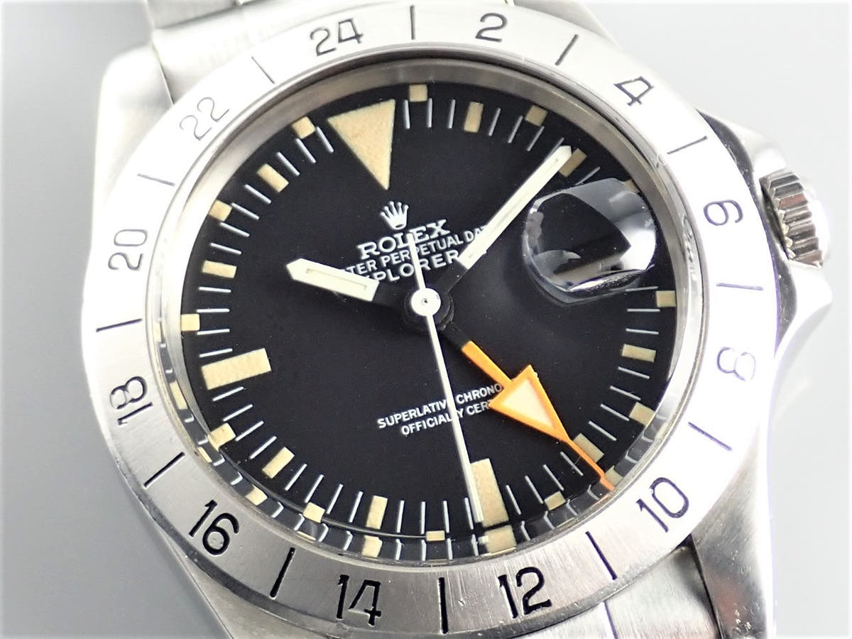 ロレックス エクスプローラーII Ref.1655 ブラック文字盤 中古 explorer2-82
