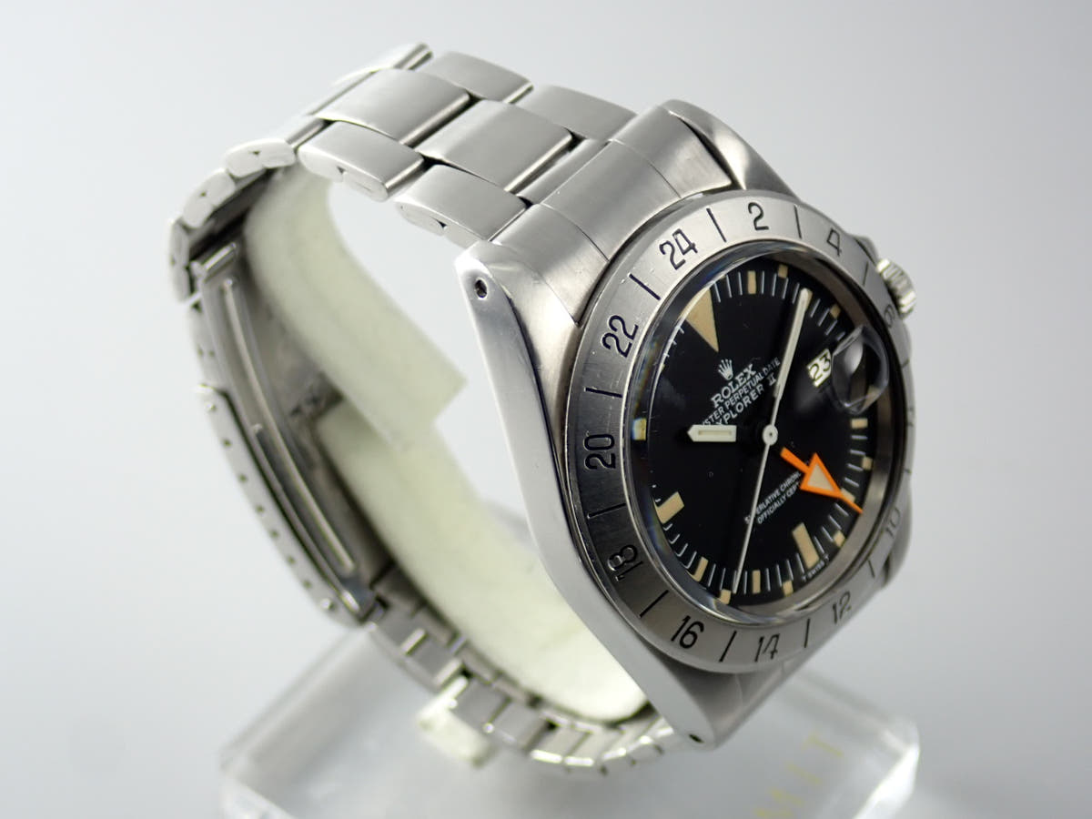 ロレックス エクスプローラーII Ref.1655 ブラック文字盤 中古 explorer2-82