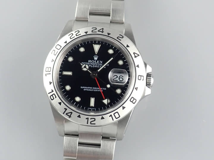 ロレックス エクスプローラーII Ref.16570 ブラック文字盤 中古 explorer2-85
