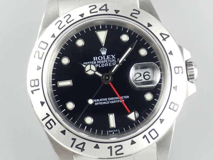 ロレックス エクスプローラーII Ref.16570 ブラック文字盤 中古 explorer2-85
