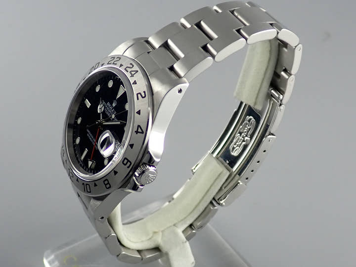 ロレックス エクスプローラーII Ref.16570 ブラック文字盤 中古 explorer2-85