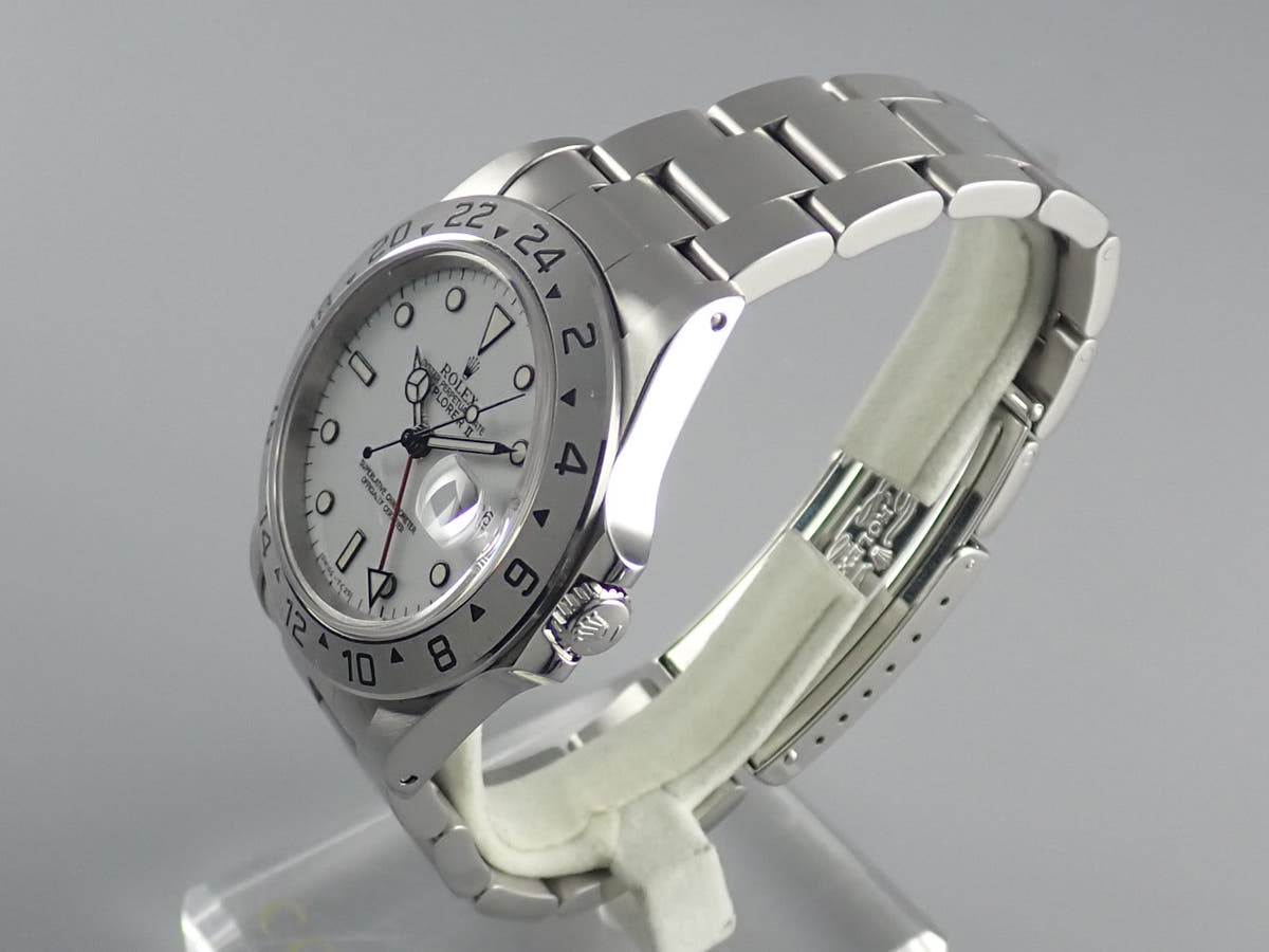 ロレックス エクスプローラーII Ref.16570 ホワイト文字盤 中古 explorer2-86
