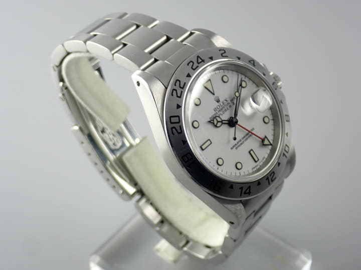 ロレックス エクスプローラーII Ref.16570 ホワイト文字盤 中古 explorer2-87