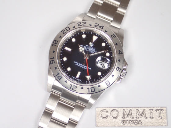 ロレックス エクスプローラーII Ref.16570 ブラック文字盤 中古 explorer2-8