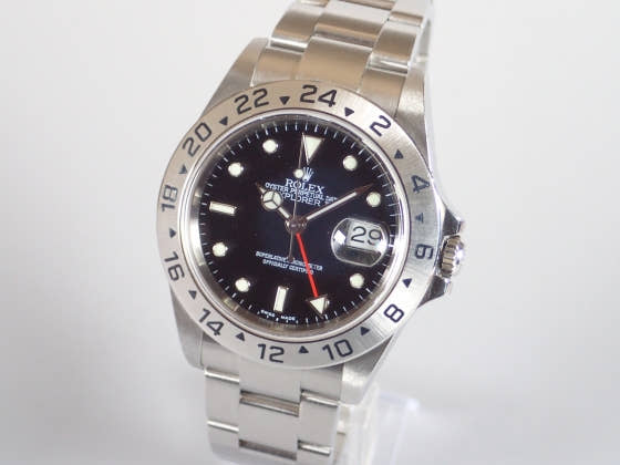 ロレックス エクスプローラーII Ref.16570 ブラック文字盤 中古 explorer2-8
