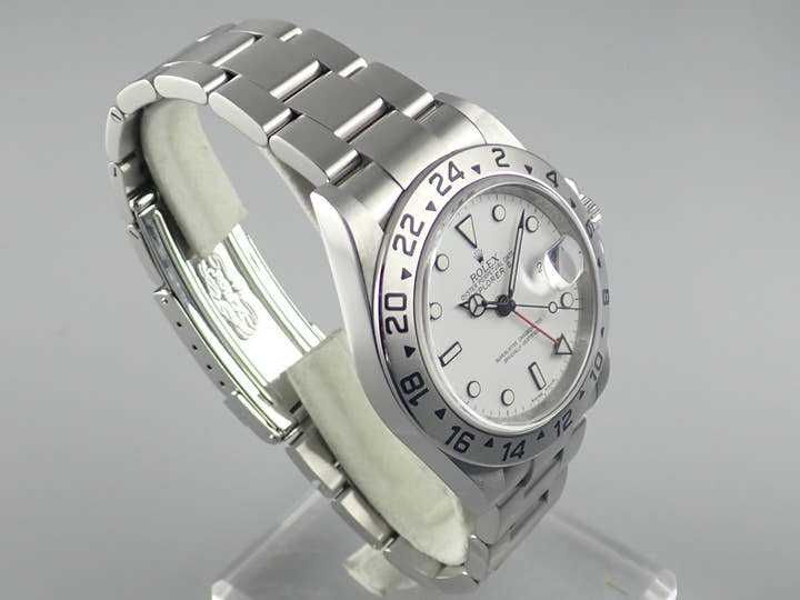 ロレックス エクスプローラーII Ref.16570 ホワイト文字盤 中古 explorer2-95